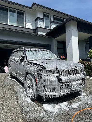 Black Beard Detailing — Wash & Wax, Jeep exterior foam wash